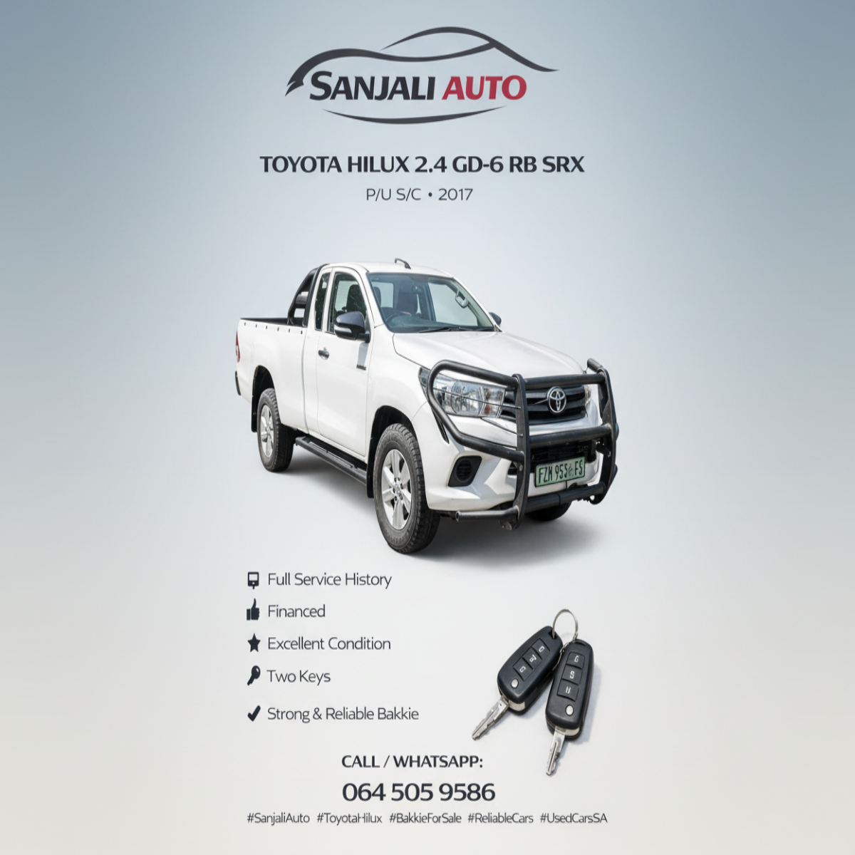 Toyota Hilux 2.4 GD-6 SRX (2017)