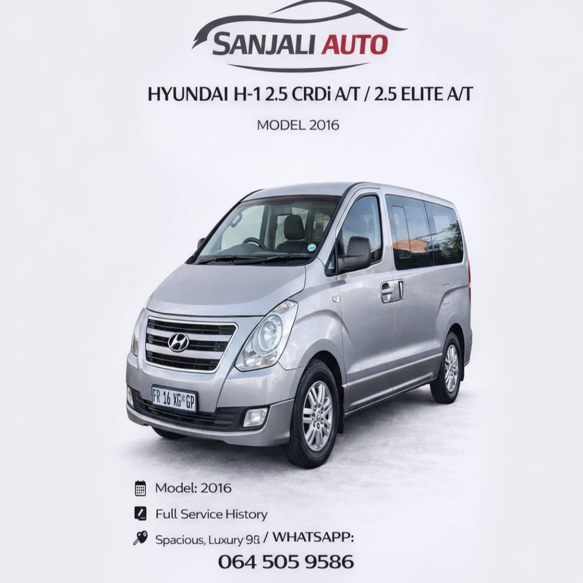 Hyundai H-1 2.5 Crda A/T 2017