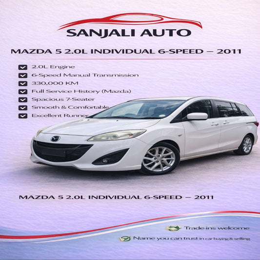 Mazda-5 2.0L Individual 6-Speed 2011